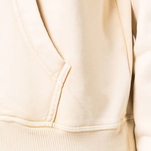 Haute qualité 100% coton lavé à l'acide pull à capuche Vintage High Street série pierre lavé vieux pull Style polaire tissu - Product Image 3