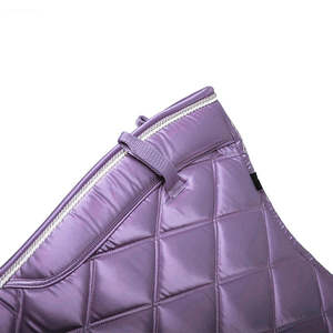 Manta de Silla de Montar Inglesa de Tela Satén Personalizada |   Equipo Ecuestre para Montar a Caballo Azul - Product Image 3