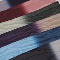 Tissu d'ombre élégant de qualité supérieure, 100% polyester, motif bicolore, textile lisse pour robes de soirée, en gros