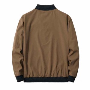 Personalizado Otoño Invierno de alta calidad ligero chaquetas de bombardero de los hombres ropa deportiva precio barato poliéster nailon cremallera chaquetas de los hombres - Product Image 2