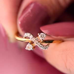 Bagues en diamant PR-1002, bijoux élégants et luxueux pour toutes les occasions - Product Image 3