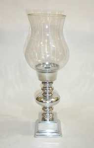 Fancy Embossed <b>Candle</b> <b>Stick</b> with Glass Chimney Home Decorative <b>Candle</b> Stand Luxury Metal Fancy <b>Candle</b> Pillar <b>Holder</b> <b>Candle</b> Stand - Product Image 5