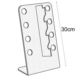 Présentoir optique acrylique de haute qualité de 30 cm Unité debout libre de qualité supérieure pour l'utilisation en salle d'exposition - Product Image 2