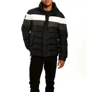 Veste matelassée noire de haute qualité 2025, veste matelassée d'hiver pour homme, veste matelassée pour adultes - Product Image 4