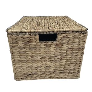 Panier en jacinthe d'eau écologique personnalisé de bonne qualité naturel tissé au Vietnam pièces et accessoires de sac de Offre Spéciale - Product Image 1