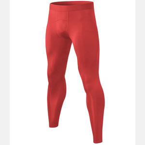 Leggings de yoga pour homme à taille élastique, tissu à séchage rapide, design lisse basique, pantalon de fitness confortable - Vente en gros - Product Image 4