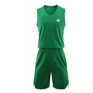 Ensembles d'uniformes de basket-ball avec logo personnalisé, haute qualité, 100% polyester, respirant, léger, écologique, à bas prix - Product Image 1