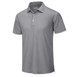 Bordado estampado liso algodón poliéster Spandex secado rápido transpirable Deporte Camiseta trabajo Polo camiseta para hombres - Product Image 1