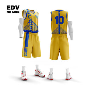 Production rapide OEM maillot de basket-ball à sublimation personnalisé uniforme de sport en polyester léger et respirant pour équipes d'adultes - Product Image 6