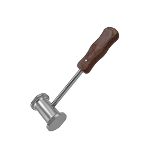 Mead Mallet 1 12 in x 7 in Solid <b>Brass</b> Head Small Weight 15 oz Steel Handle Metal Steel 500 g Hard Bone Lifting Hammer - Product Image 4