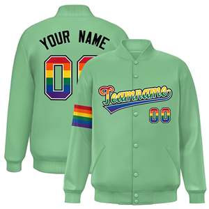 Chaquetas de béisbol personalizadas de fabricación directa de fábrica Chaqueta universitaria de deportes de invierno de calidad profesional con servicio OEM de logotipo - Product Image 4