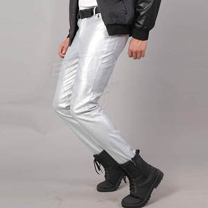 Private Label Outdoor Use <b>Leather</b> <b>Pants</b> Solid Color <b>Leather</b> <b>Pants</b> Comfortable <b>Men</b> <b>Leather</b> <b>Pants</b> - Product Image 3