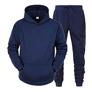 Ensemble de survêtement d'hiver personnalisable pour homme – Sweatshirts décontractés et pantalons coupe droite à manches longues pour le jogging - Product Image 6
