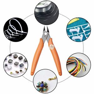 คีมตัดขนาดเล็ก 4.5 นิ้ว ทำจากสแตนเลส สำหรับงานอิเล็กทรอนิกส์และเครื่องประดับ น้ำหนักเบา ทำงานลื่นไหล - Product Image 3