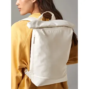Simplicity <b>Roll</b>-Top Recycled Sustainable Gadgets <b>Backpack</b> Promotional Category - Product Image 1