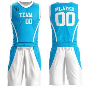 Uniforme de basket-ball de haute qualité en polyester 100%, meilleur design, vêtements de sport personnalisés pour l'extérieur, uniforme de basket-ball - Product Image 6