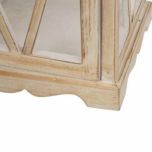 Juego de linternas de grado premium con linternas de mango colgante con acabado dorado en forma de rectángulo para decoración del hogar - Product Image 4