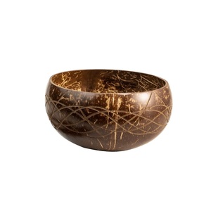 ot Selling Superior Quality Food Serving Bowl Catering Usage Rustic Wooden Bowl Dark Finishing Cookies Serving Bowls - Product Image 1