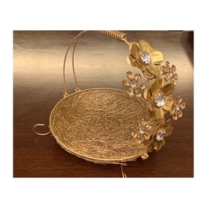 Modern Personalized Designer Vintage Metal Handmade Storage Containers Customized logo Print Big Hamper <b>Baskets</b> <b>for</b> <b>Gifting</b> - Product Image 1