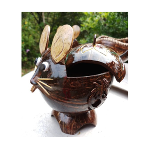 El diseño sofisticado y La alta durabilidad es preferido por muchas personas Animal de cáscara de coco multifuncional - Product Image 2