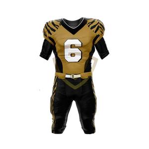 Uniforme de Fútbol Americano para Adultos, Tallas Grandes, Mangas Cortas, Colores Personalizables, Transpirable, Alta Calidad, 100% Poliéster - Product Image 1