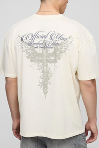 เสื้อยืดโอเวอร์ไซส์ผู้ชาย สกรีนลาย สไตล์ไฮสตรีท ผ้าฝ้าย 100% 250GSM ย้อมเส้นด้าย คุณภาพเย็บระดับพรีเมียม รับผลิตตามสั่ง ขายส่งจำนวนมาก - Product Image 2