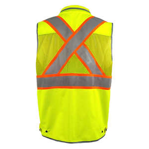 Vêtements de travail de sécurité haute visibilité d'hiver en gros gilet tactique pour les agents de sécurité approvisionnement personnalisé en vrac - Product Image 6