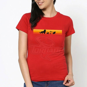 Camisetas de Mujer de la Mejor Calidad a Precio Razonable, Transpirables, con Color y Logotipo Personalizados, 100% Algodón Ecológico - Product Image 1