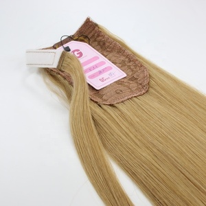 Queue de cheval cheveux humains vietnamiens straight double drawn extensions de cheveux en gros sans emmêlement de perte de cheveux - Product Image 3