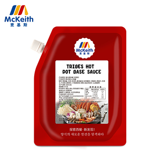 Salsa para Hot Pot Estilo Coreano Mckeith Tribes 1kg, Alta Calidad, <span class=keywords><strong>Precio</strong></span> al por Mayor, Color Rojo, Sabor Intenso, Dulce y Picante, en Bolsa - Product Image 3