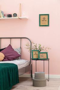 Cadre photo pour affiche en bois rustique 16x20-Bois naturel solide écologique pour montage mural Cadre photo-Vert - Product Image 5