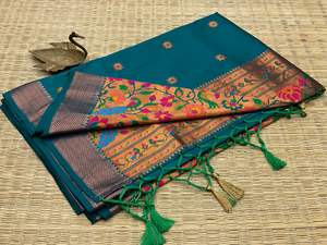 Collection Premium la plus tendance Fancy Wear High On Demand Fashion Silk Saree Blouse With Zari Weaving Work Exportateur - Product Image 6