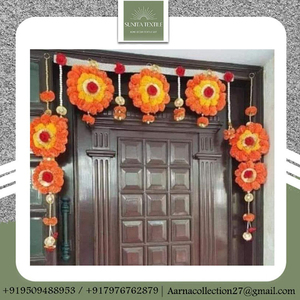 Colorful Diwali Bandanwar Door Hanging Toran Beautifully Embroidered to Enhance Festive Home Decor Cultural <b>Charm</b> Walls Easter - Product Image 2