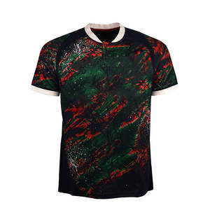 Maillot de rugby unisexe professionnel respirant, écologique, à séchage rapide, 100% polyester, couleurs personnalisées, logo personnalisé, design d'équipe personnalisé - Product Image 1