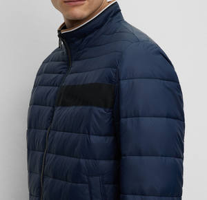 Veste d'hiver en duvet surdimensionnée pour homme, sur mesure par le fabricant, vêtements d'extérieur, veste matelassée en coton unie sur mesure, veste d'homme - Product Image 3