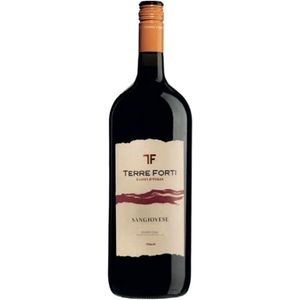 Terre Forti Sangiovese Rubicone IGT Red <b>Wine</b> Magnum 1500ml Fruity Large Format Italian <b>Wine</b> 6 Bottles Per Box - Product Image 1