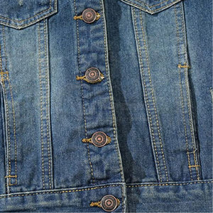 เสื้อกั๊กยีนส์ของผู้ชายเสื้อแจ็คเก็ตผ้าฝ้าย100% ระบายอากาศได้ดีปรับแต่งได้ - Product Image 5