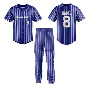 Uniformes de Béisbol Personalizados al por Mayor, Conjunto de Uniforme de Béisbol de Estilo Clásico, Ropa de Equipo, Uniformes de Béisbol, Ropa de Equipo - Product Image 1