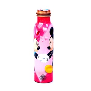 High Standard Enamel Print Pure <b>Copper</b> Sport Water <b>Bottle</b> Indian Exporter Metal Drinkware enamel <b>copper</b> <b>bottles</b> - Product Image 6
