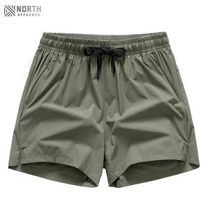 Pantalones Cortos de Algodón para Hombre, Talla Grande, Resistentes al Viento, Transpirables, Cintura Elástica, Logotipo Personalizado OEM, Ropa Casual de Verano para Playa - Product Image 3