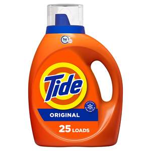 Wholesale Tide Original HE <strong>Liquid</strong> Laundry Detergent, 25 Loads, 37 fl oz <strong>Bulk</strong> Packaging Best Wholesale Pricing Available - Product Image 1