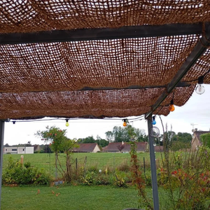 Tam giác hình Sun <span class=keywords><strong>Shade</strong></span> buồm Dừa Xơ dừa sợi sân thượng ban công dù để che nắng mái hiên <span class=keywords><strong>Net</strong></span> Made in eco2go Việt Nam - Product Image 6