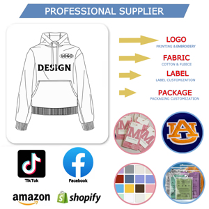 Sudaderas con capucha lisas de invierno con logotipo personalizado, ropa de calle elegante de talla grande para hombre al por mayor - Product Image 2