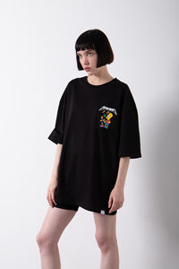 Camiseta Casual de Algodón 100% para Mujer, Diseño Premium, Impresión Personalizada al por Mayor, Estilo Hip Hop, 180-280 GSM, Alta Calidad, 2022 - Product Image 2