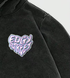 Sudadera con Capucha para Hombre, Corte Regular, 100% Algodón, Diseño Personalizable, Patrón de Personajes Bordados, Venta al Por Mayor - Product Image 4