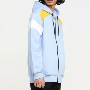 Logo personnalisé de marque privée coupé et cousu à bas prix pour les sweats à capuche à fermeture éclair pour hommes - Product Image 2