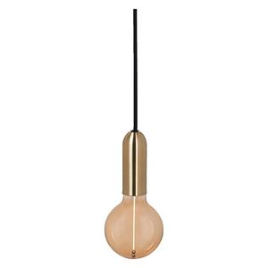 Lampada a sospensione in acciaio dorato 1xE27 Round 1906 (Ledvance 092626) - Product Image 1