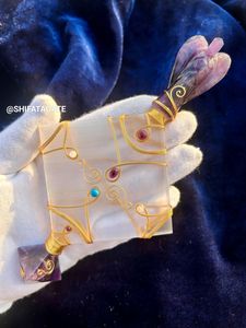 New Arrival Handmade Amethyst Healing <b>Wand</b> Selenite Plate Angel Reiki Chakra Meditation Crystal Decor <b>Love</b> Handcrafted Feng Shui - Product Image 3