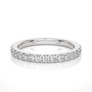 Lab Grown Diamond White Gold Classic Ring IGI Ingemco Certificaciones High-grade 14K Women's Collection India Precios al por mayor - Product Image 1