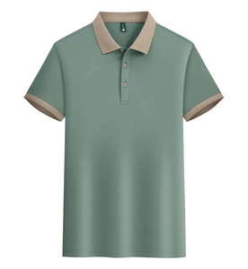 Venta al por mayor de fábrica: Nuevos polos de punto para hombre con diseño bordado, estilo oficina, de Spandex/Poliéster, polos coloridos. - Product Image 2